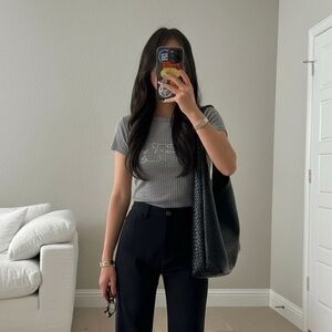 NWOT - Y2K Style Grey T Shirt